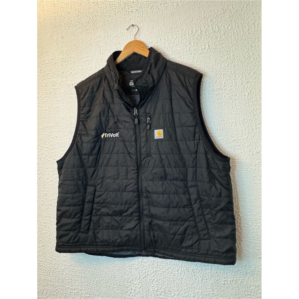 Carhartt Black Quilted Work Vest